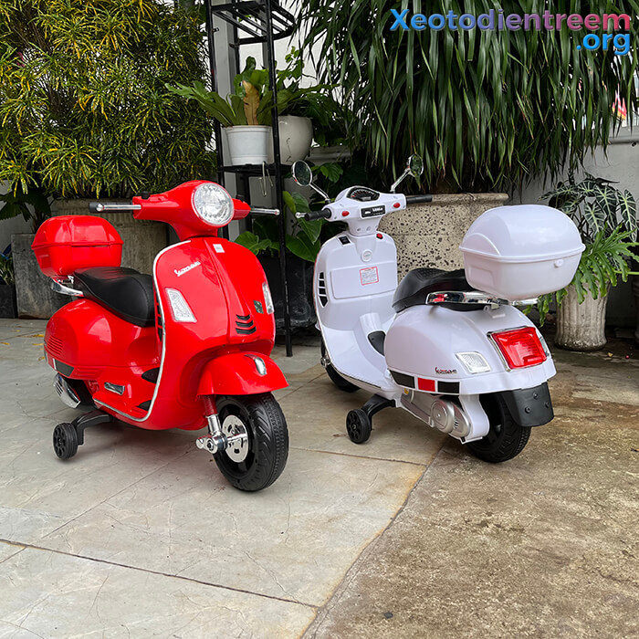 Xe máy Vespa chạy điện dành cho bé Q618 6
