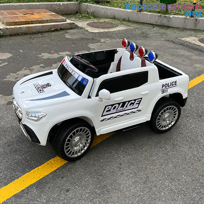 Xe ô tô cảnh sát chạy điện cho bé JM-7188 5